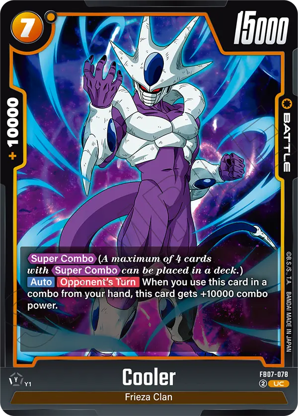 Cooler FB07-078 Dragon Ball Fusion World card