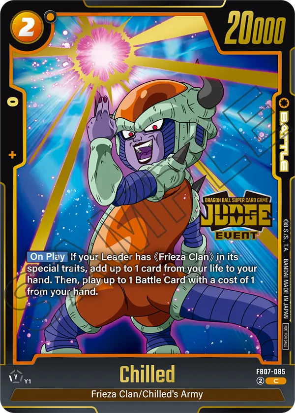 Chilled FB07-085 Dragon Ball Fusion World card, Variant 2