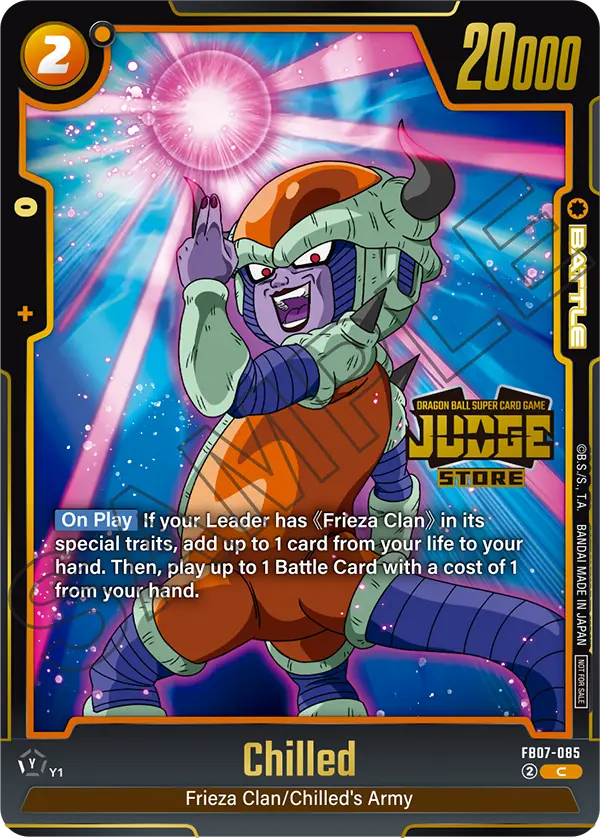 Chilled FB07-085 Dragon Ball Fusion World card, Variant 3