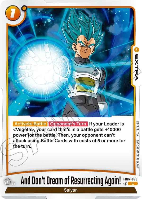 And Don't Dream of Resurrecting Again! FB07-096 card