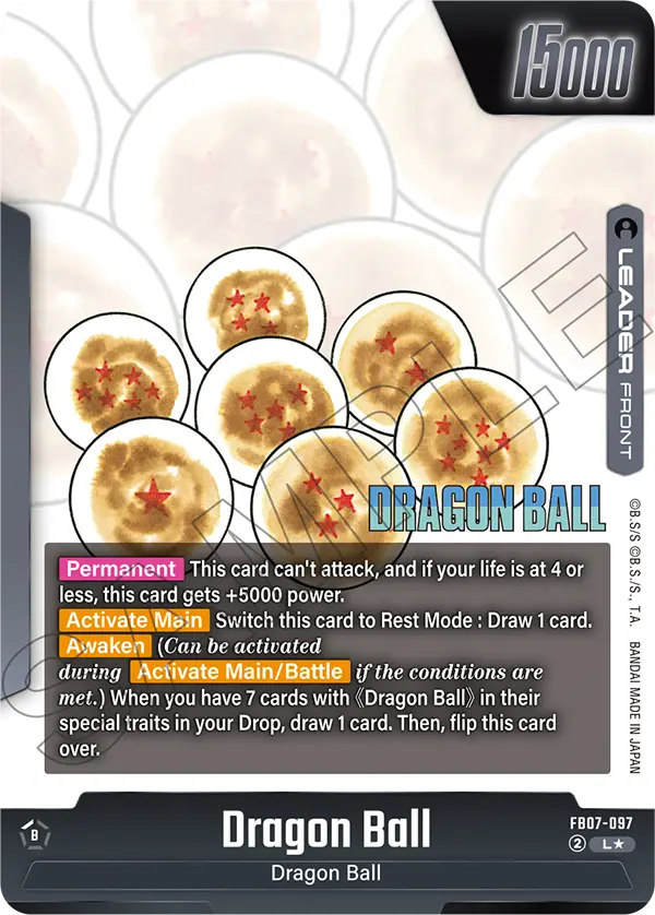 Dragon Ball FB07-097-p3 card