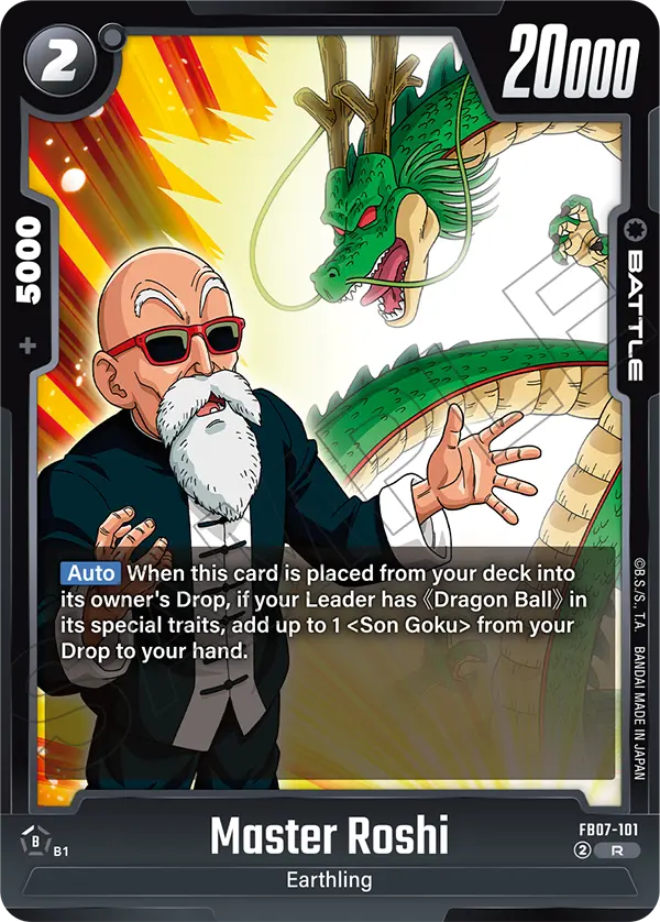 Master Roshi FB07-101 card