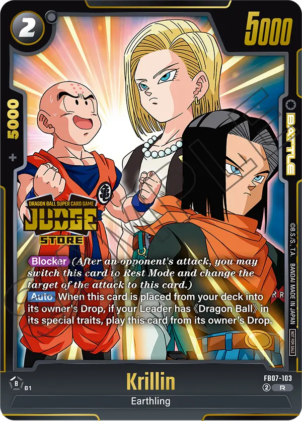 Krillin FB07-103 Dragon Ball Fusion World card, Variant 3