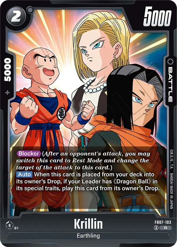 Krillin FB07-103 Dragon Ball Fusion World card, Release Event