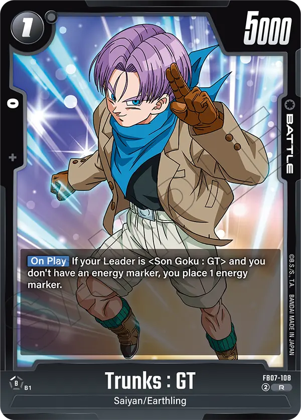 Trunks : GT FB07-108 card