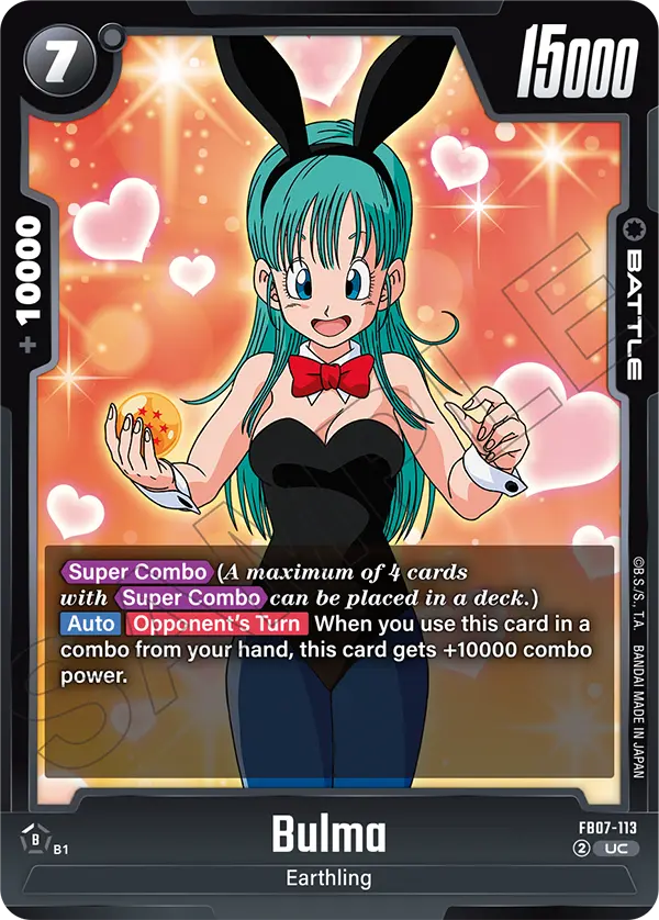 Bulma FB07-113 card