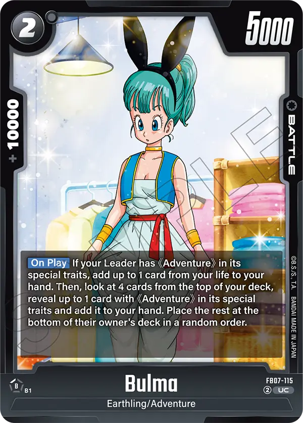 Bulma FB07-115 card