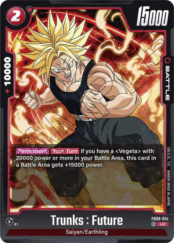 Trunks : Future FB08-014 card