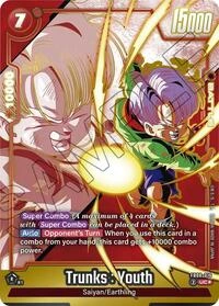 Trunks : Youth FB08-016 Dragon Ball Fusion World card, Alt Art