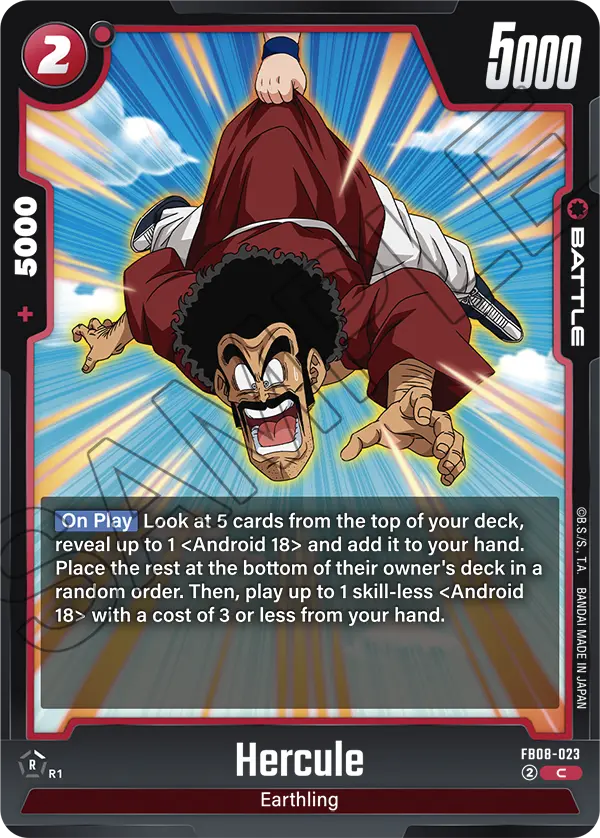 Hercule FB08-023 card