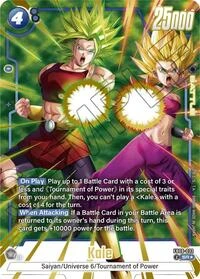 Kale FB08-032 Dragon Ball Fusion World card, Alt Art