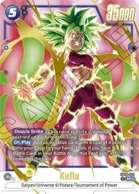 Kefla FB08-034 Dragon Ball Fusion World card, Alt Art