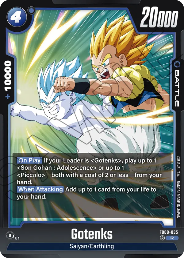 Gotenks FB08-035 card