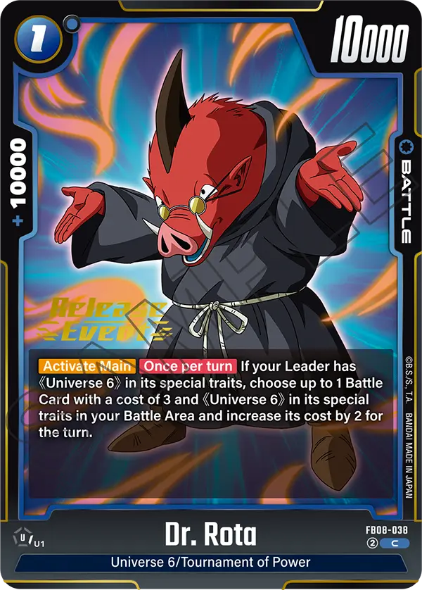 Dr. Rota FB08-038-p1 card