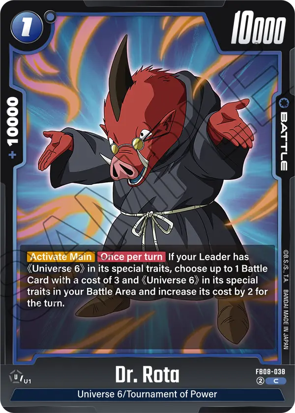 Dr. Rota FB08-038 card