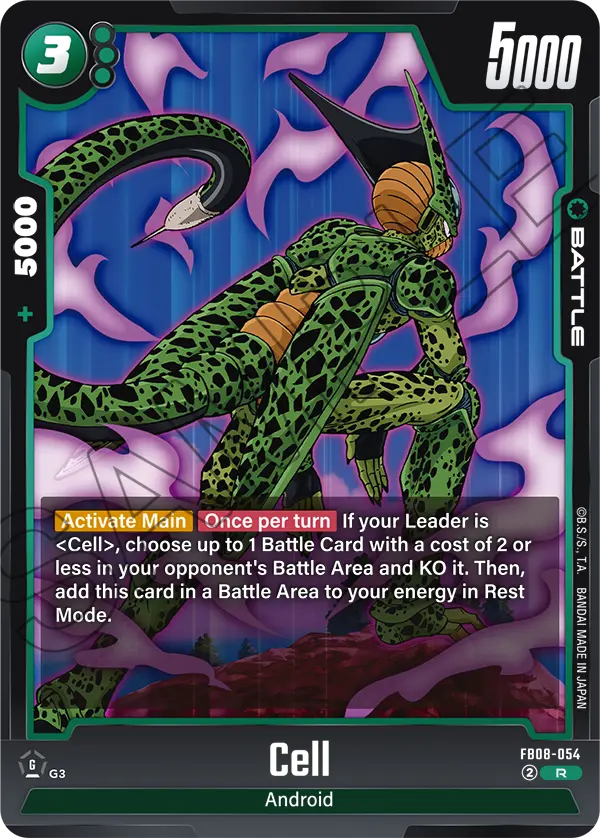 Cell FB08-054 card