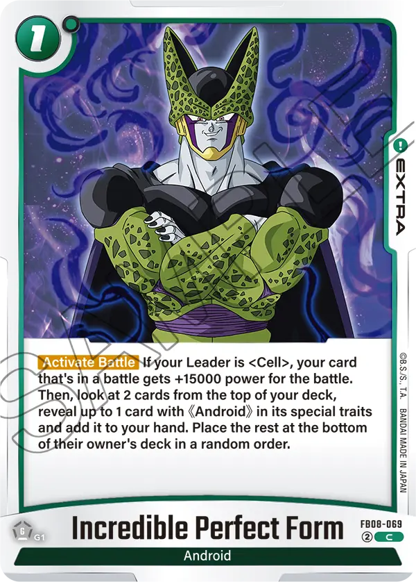 Incredible Perfect Form FB08-069 card
