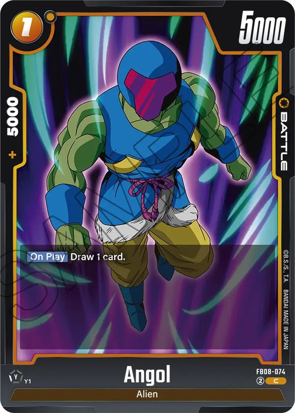 Angol FB08-074 card