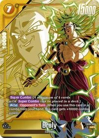 Broly FB08-088 Dragon Ball Fusion World card, Alt Art