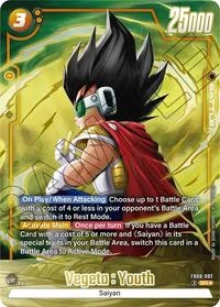 Vegeta : Youth FB08-092-p1 card