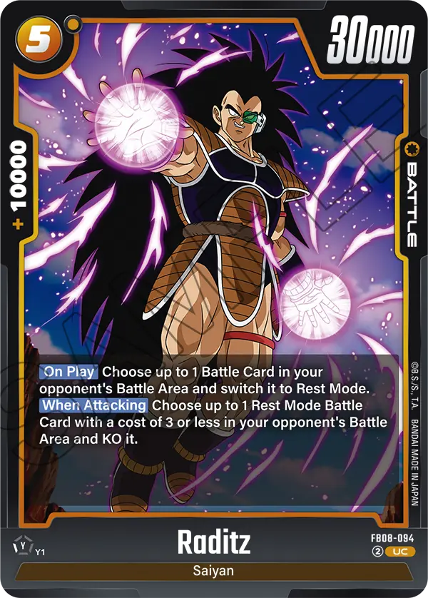 Raditz FB08-094 card
