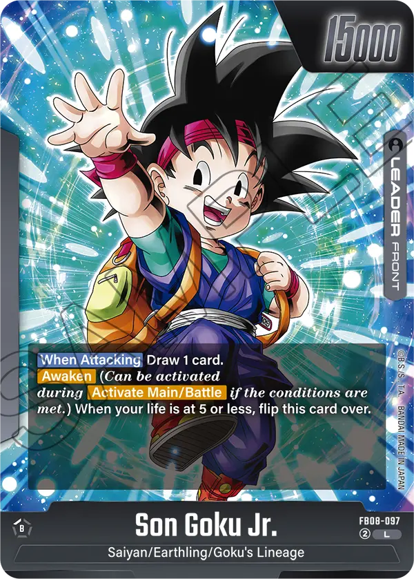 Son Goku Jr. FB08-097 card
