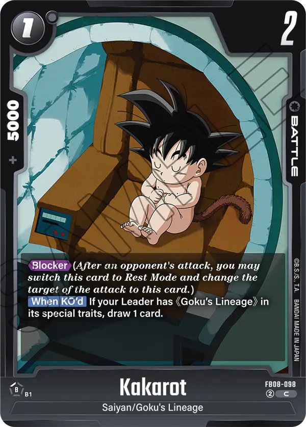 Kakarot FB08-098 card
