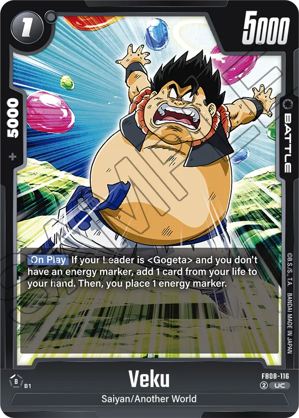 Veku FB08-116 card
