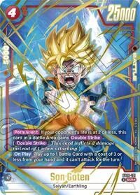 Son Goten FB08-121 Dragon Ball Fusion World card, Alt Art