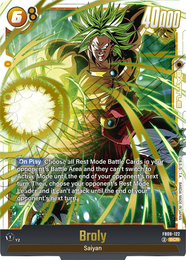 Broly FB08-122 card