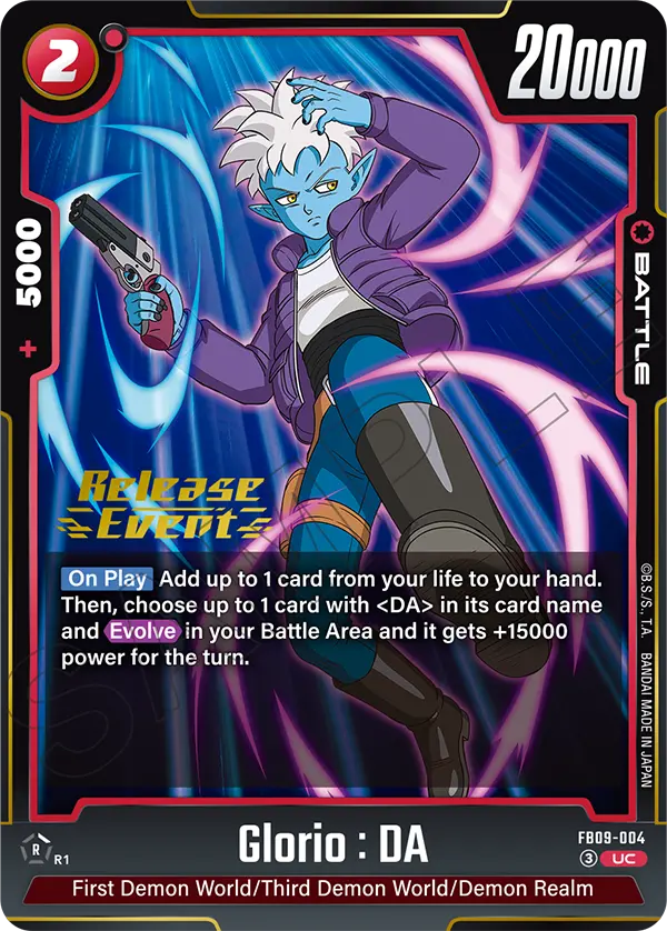 Glorio : DA FB09-004-p1 card