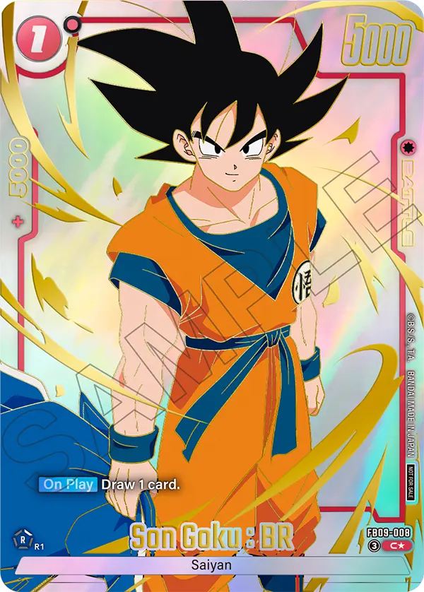 Son Goku : BR FB09-008-p1 card