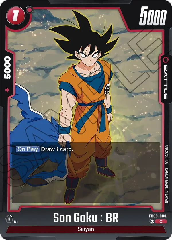 Son Goku : BR FB09-008 Dragon Ball Fusion World card
