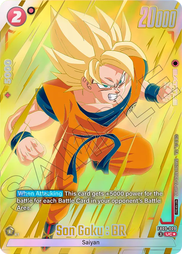 Son Goku : BR FB09-009-p1 card
