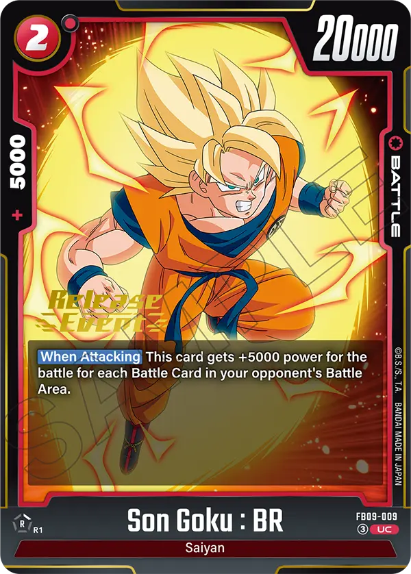 Son Goku : BR FB09-009-p2 card