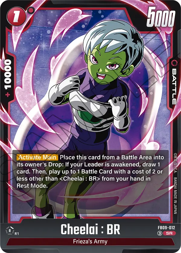 Cheelai : BR FB09-012 card