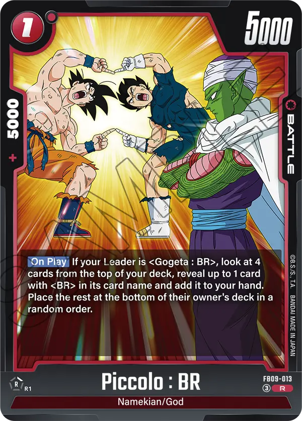 Piccolo : BR FB09-013 card