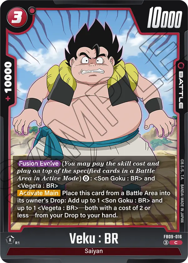 Veku : BR FB09-016 card