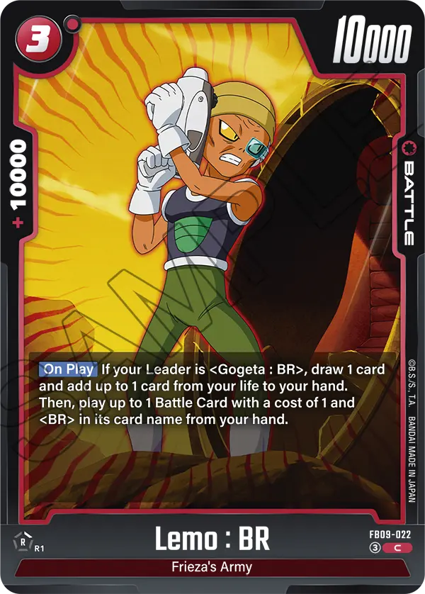 Lemo : BR FB09-022 card