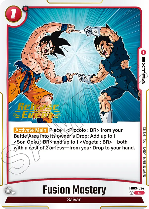 Fusion Mastery FB09-024 Dragon Ball Fusion World card, Variant 1