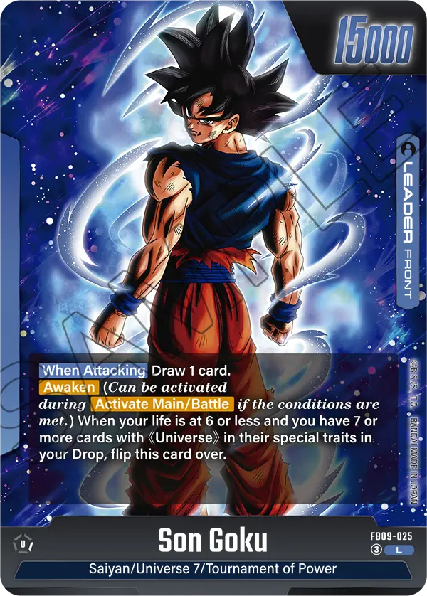 Son Goku FB09-025 Dragon Ball Fusion World card