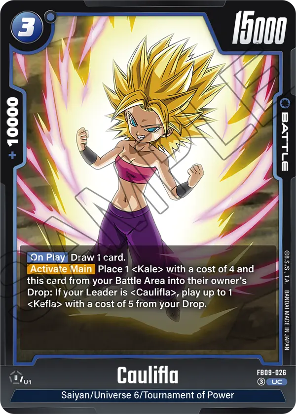 Caulifla FB09-026 Dragon Ball Fusion World card