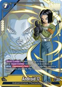 Android 17 FB09-029 Dragon Ball Fusion World card, Alt Art