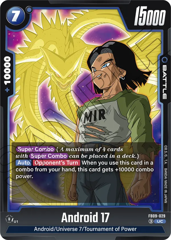 Android 17 FB09-029 card
