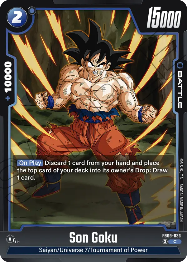 Son Goku FB09-033 card