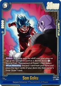 Son Goku FB09-036 Dragon Ball Fusion World card, Alt Art