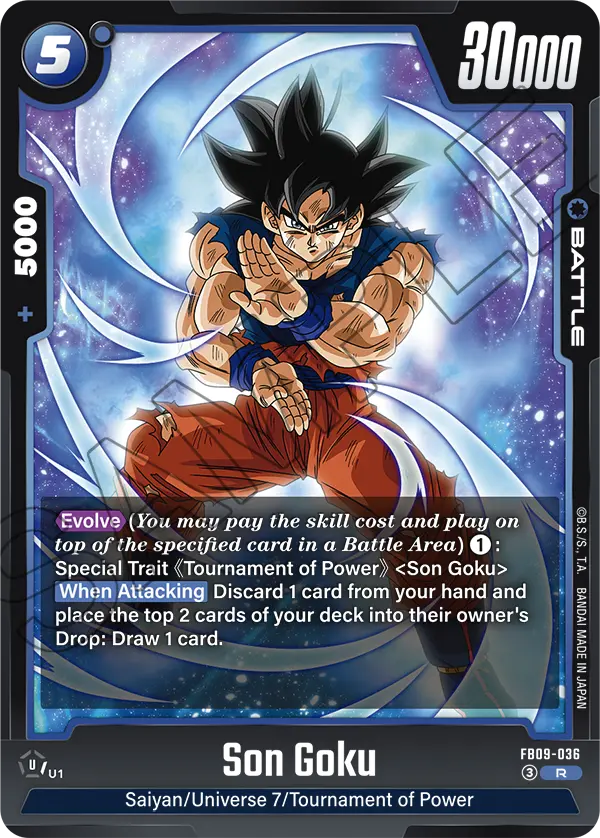 Son Goku FB09-036 card