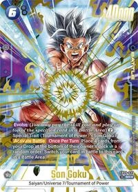 Son Goku FB09-037 Dragon Ball Fusion World card, Alt Art