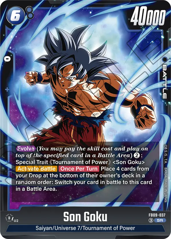 Son Goku FB09-037 card