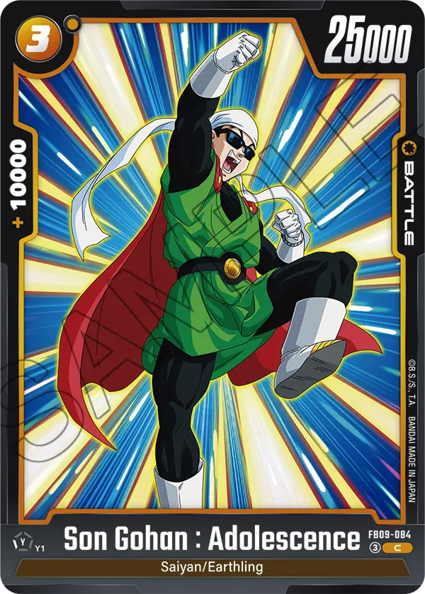 Son Gohan : Adolescence FB09-084 card